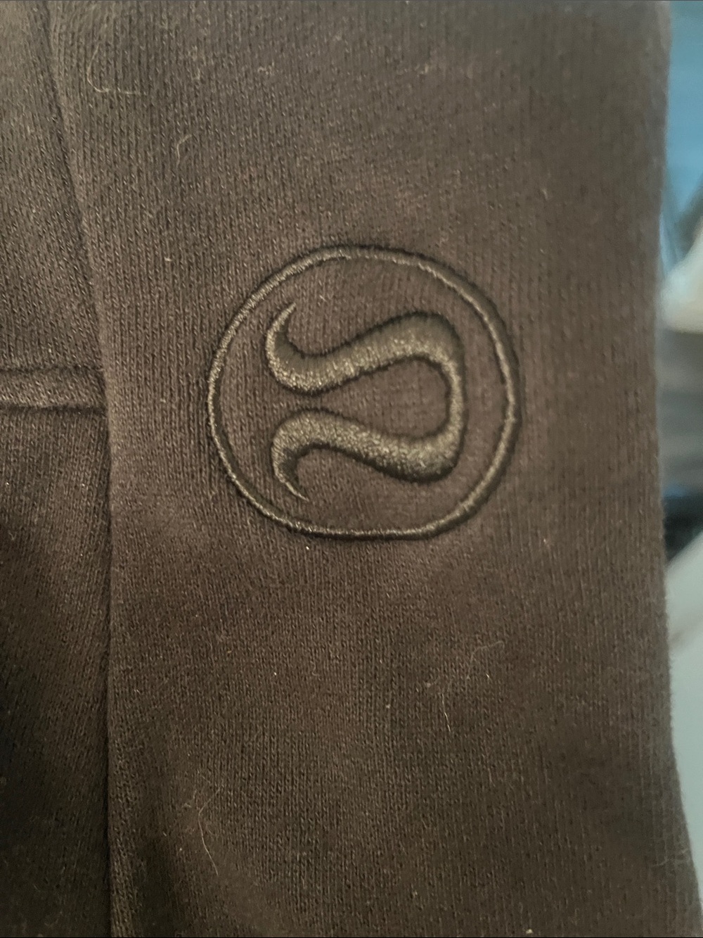 lululemon athletica Black Cropped Half-Zip Crewneck - Picture 3 of 4